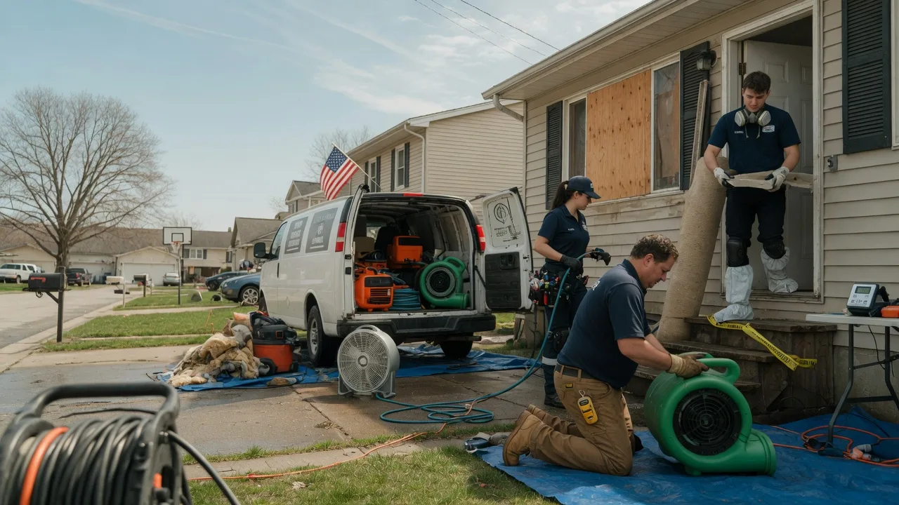 Water Damage Restoration in Mill Village, PA near me